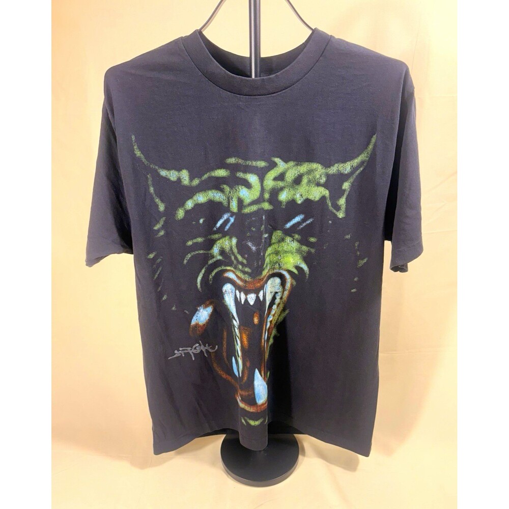 Travis Scott Circus Maximus Tour Double-Sided Graphic Logo Mens L Black Tee